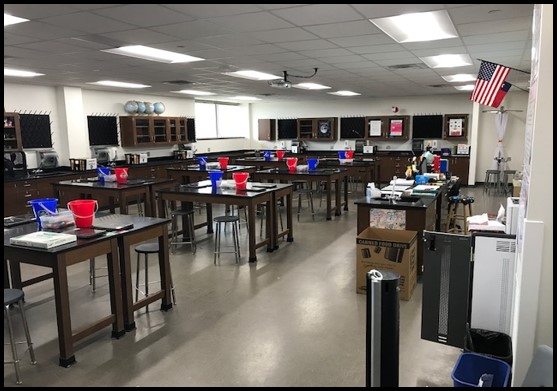 Renovated science lab 